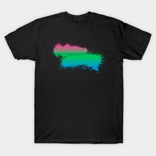 Polysexual Paint Smudge Minimalism T-Shirt